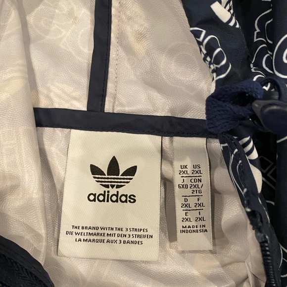 Adidas Windbreaker XXL Blue - Picture 3 of 3